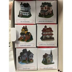 Liberty Falls Americana Collection Village Set 6 Pieces AH250-AH256 Boxed